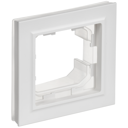 BRITE Рамка 1-местная IP44 РУ-1-БрАБ-44 арктический белый IEK