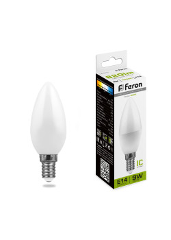 Лампа светодиодная Feron LB-570 Свеча E14 9W 175-265V 4000K