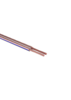 Кабель Stereo 2х1.00 прозр. SILICON (уп.5м) Rexant 01-6305-05