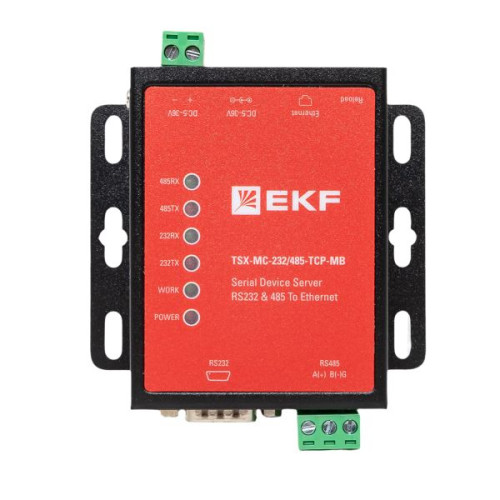 Преобразователь RS-232/485 в Ethernet, Modbus TCP/RTU/ASCII TSX EKF Преобразователь RS-232/485 в Ethernet, Modbus TCP/RTU/ASCII TSX EKF