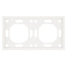 Рамка STEKKER, PFR00-5002-01 2-местная, серия Эмили, белый фарфор, soft touch Рамка STEKKER, PFR00-5002-01 2-местная, серия Эмили, белый фарфор, soft touch