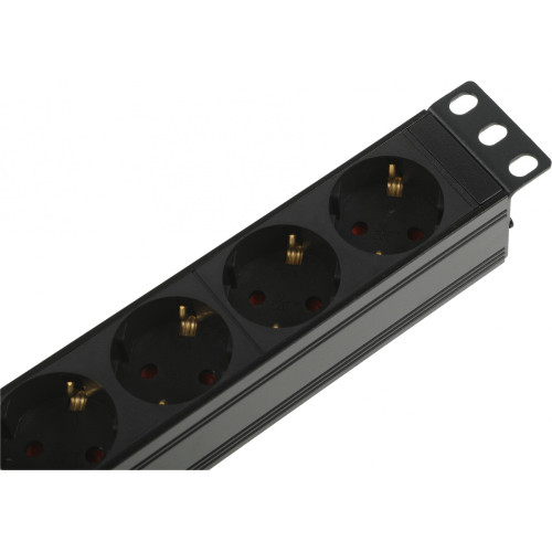 Блок распределения питания Lanmaster TWT-PDU19-10A8P гор.размещ. 8xSchuko базовые 10A