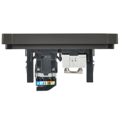FORTE&PIANO Розетка двойная RJ11+RJ45 кат.5E FP335 серый IEK FORTE&PIANO Розетка двойная RJ11+RJ45 кат.5E FP335 серый IEK