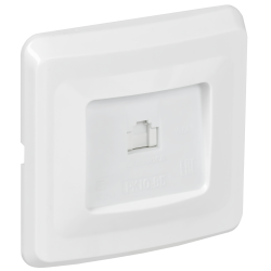 VEGA Розетка 1-местная компьютерная RJ45 кат.5е РК10-ВБ белый GENERICA