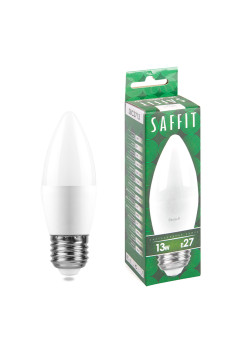 Лампа светодиодная SAFFIT SBC3713 Свеча E27 13W 230V 4000K