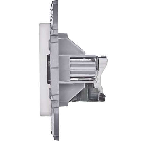 INSPIRIA Розетка компьютерная RJ45 категория 6 UTP белый INSPIRIA Розетка компьютерная RJ45 категория 6 UTP белый