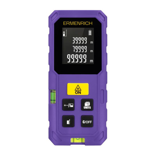 Рулетка лазерная Reel PLUS GS40 фиолет. Ermenrich 86257 Рулетка лазерная Reel PLUS GS40 фиолет. Ermenrich 86257