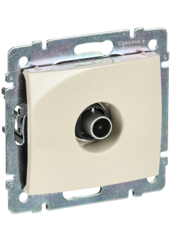 VALENA DIY Розетка TV тип звезда слоновая кость