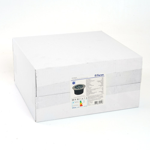 Светодиодный светильник тротуарный (грунтовый) Feron SP2804, 20W, AC/DC12V, низковольтный, 3000K, металлик, IP67 Светодиодный светильник тротуарный (грунтовый) Feron SP2804, 20W, AC/DC12V, низковольтный, 3000K, металлик, IP67