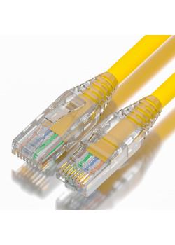 Greenconnect RJ45(m) - RJ45(m) Cat. 5e UTP  0.3м желтый