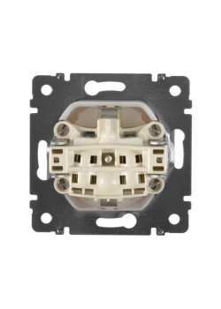 Розетка 1-м СП Valena 16А IP44 2P+E защ. шторки с крышкой немецк. стандарт механизм сл. кость Leg 774120