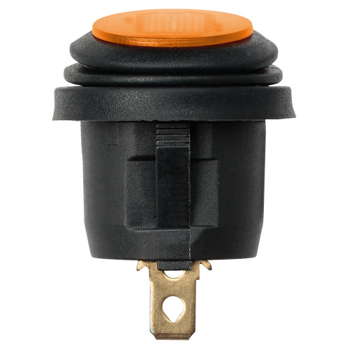 Выключатель клавишный круглый KCD2-101N/FS 250В AC/DC, 1P, 6А, (3с), ON-OFF, черный корпус, желтая клавиша с LED подсветкой, IP54 TDM Выключатель клавишный круглый KCD2-101N/FS 250В AC/DC, 1P, 6А, (3с), ON-OFF, черный корпус, желтая клавиша с LED подсветкой, IP54 TDM
