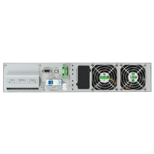 ITK ELECTRA OR ИБП однофазный онлайн 6кВА/6кВт 2U LCD дисплей 192-240VDC клеммная колодка без АКБ с регулируемым зарядным устройством USB EPO RS232 SNMP слот Rack/Tower