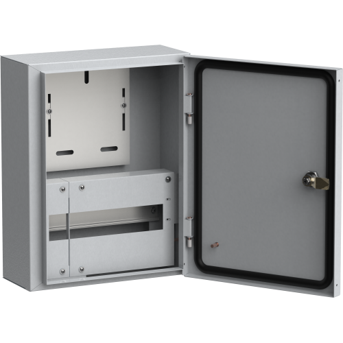 TITAN Корпус металлический ЩУРн-1/12 (395х310х145мм) IP54 без окна IEK