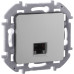 INSPIRIA Розетка компьютерная RJ45 категория 5Е UTP алюминий