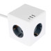 HM10-41-01 Удлинитель 3-местный с/з, 3x1мм2, 1.5м, 250В, 16А, 2USB+1С, 5V 3,1А, серия Comfort, белый