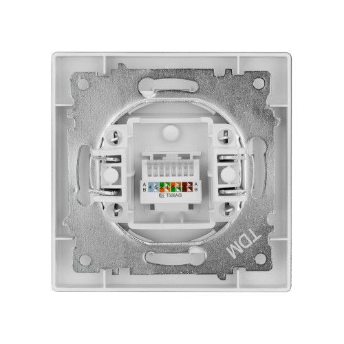 Розетка компьютерная RJ45 черная Розетка компьютерная RJ45 черная