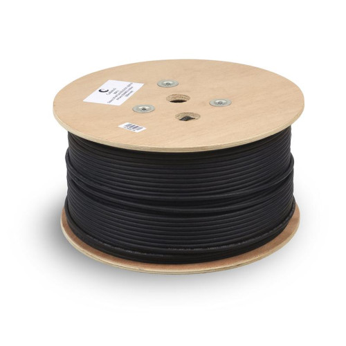 Кабель витая пара U/UTP кат.5E 4х2х24AWG solid HDPE LSZH-UV OUTDOOR UTP-4P-Cat.5e-SOLID-OUT-LSZH-UV черн. (уп.305м) Cabeus 7172c Кабель витая пара U/UTP кат.5E 4х2х24AWG solid HDPE LSZH-UV OUTDOOR UTP-4P-Cat.5e-SOLID-OUT-LSZH-UV черн. (уп.305м) Cabeus 7172c