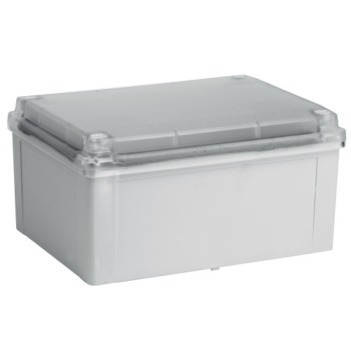 Коробка ответвит. с гладкими стенками и матовой крышкой, IP56,120х80х50мм Коробка ответвит. с гладкими стенками и матовой крышкой, IP56,120х80х50мм