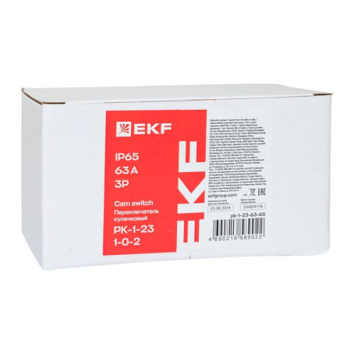 ПК-1-23 63А 3P «1-0-2» IP65 EKF ПК-1-23 63А 3P «1-0-2» IP65 EKF