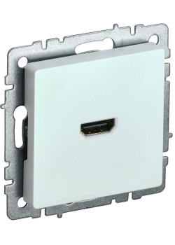 BRITE Розетка HDMI РHDMI-0-БрЖ жемчуг IEK