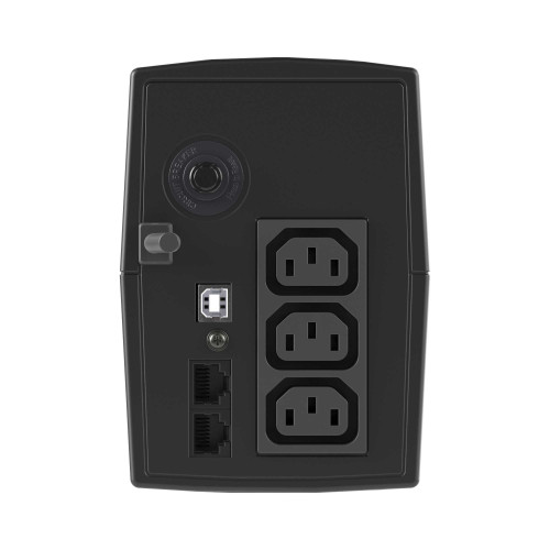 Линейно-интерактивный ИБП ДКС серии Инфо ЭЛСИДИ (Info LCD), 600 ВА/360 Вт, 1/1, 3xIEC C13, USB + RJ45, LCD, 1x7Aч Линейно-интерактивный ИБП ДКС серии Инфо ЭЛСИДИ (Info LCD), 600 ВА/360 Вт, 1/1, 3xIEC C13, USB + RJ45, LCD, 1x7Aч