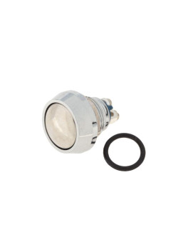 Кнопка антивандальная d12 Б/Фикс (2с винт) OFF-(ON) сфера (A12-A3) Rexant 36-3150