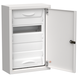 TITAN 5 Корпус металлический ЩРн-24 (1х24) 460х310х140мм IP31 белый (одна дверь) IEK