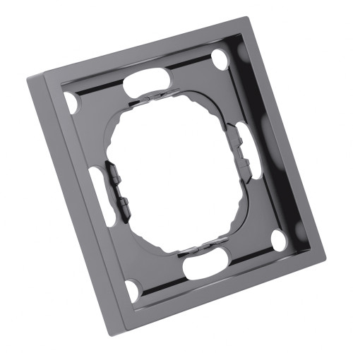 Рамка STEKKER, PFR00-5001-10 1-местная, серия Эмили, платиново-серый, soft touch Рамка STEKKER, PFR00-5001-10 1-местная, серия Эмили, платиново-серый, soft touch