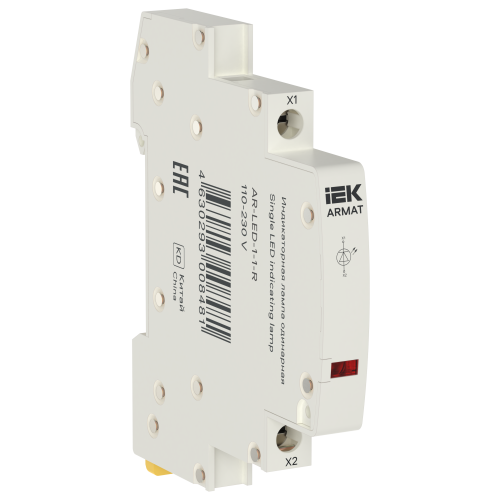 ARMAT Лампа индикаторная одинарная LED 110-230В AC красная IEK