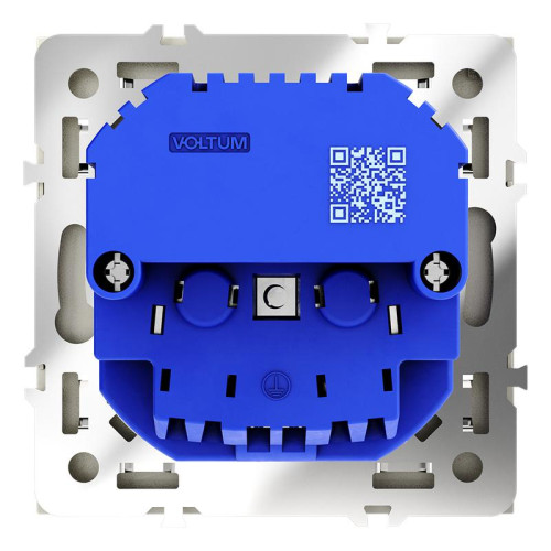 Розетка 1-м СП S70 16А с USB A+A с заземл. защ. шторки механизм шелк Voltum VLS040404 Розетка 1-м СП S70 16А с USB A+A с заземл. защ. шторки механизм шелк Voltum VLS040404