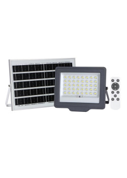 Прожектор светодиодный PFL SOLAR 100 6500К IP65 (в компл. с солнечной панелью и пультом) JazzWay 5044418