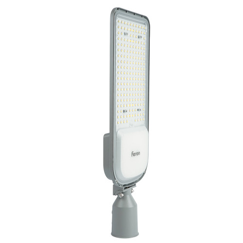 Светодиодный уличный консольный светильник Feron SP3050 150W 5000K 230V, серый Светодиодный уличный консольный светильник Feron SP3050 150W 5000K 230V, серый