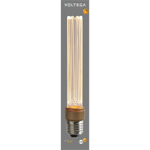 Лампа светодиодная филаментная Loft 271 T30 4Вт 1800К E27 DIM Voltega 8570 Лампа светодиодная филаментная Loft 271 T30 4Вт 1800К E27 DIM Voltega 8570