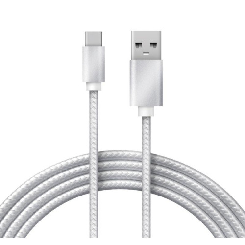 Шнур USB 3.1 type C (male)-USB 2.0 (male) в тканевой оплетке 1м черн. Rexant 18-1884