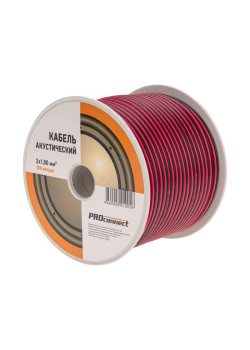 Кабель Stereo 2х1 К/Ч (уп.100м) PROCONNECT 01-6105-6