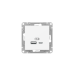Механизм роз. USB-A+С, бел. Эпика EKF Механизм роз. USB-A+С, бел. Эпика EKF