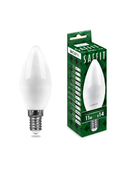 Лампа светодиодная SAFFIT SBC3711 Свеча E14 11W 230V 2700K