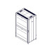 Шкаф Systeme Electric, серия Uniprom, 42U-800/1200, боковые панели 4шт, черный Шкаф Systeme Electric, серия Uniprom, 42U-800/1200, боковые панели 4шт, черный