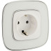 Розетка 1-м СП Valena Allure 16А IP2X 250В 2P+E безвинтов. клеммы с лицев. панелью механизм бел. Leg 753721 Розетка 1-м СП Valena Allure 16А IP2X 250В 2P+E безвинтов. клеммы с лицев. панелью механизм бел. Leg 753721
