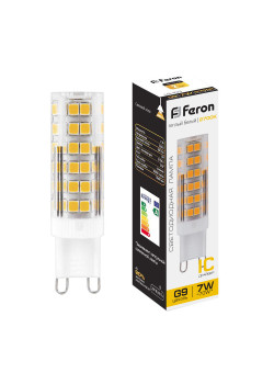Лампа светодиодная Feron LB-433 G9 7W 175-265V 2700K