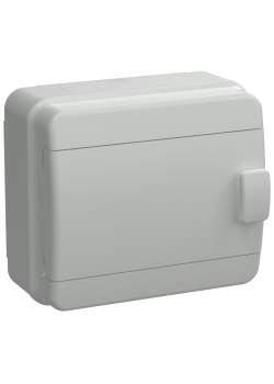 TEKFOR Корпус пластиковый КМПн-8 IP65 серая непрозрачная дверь IEK