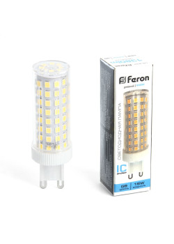 Лампа светодиодная Feron LB-437 G9 15W 175-265V 6400K