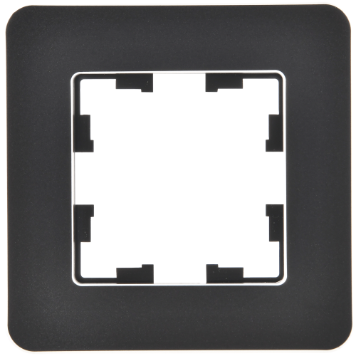 BRITE Рамка 1-местная РУ-1-1-Бр металл черный RE IEK BRITE Рамка 1-местная РУ-1-1-Бр металл черный RE IEK