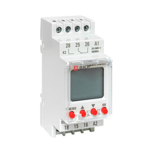 Таймер электронный двухканальный ТЭ-80 24-230В EKF