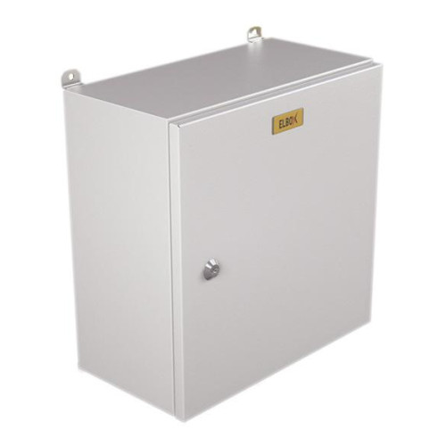 Шкаф электротехнический Elbox EMW-800.600.300-1-IP66 одноствор. настенный 800мм 600мм 300мм 285мм IP66 несъемн.бок.пан. 150кг серый