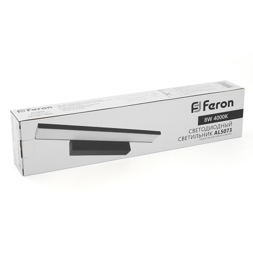 Светодиодная подсветка AL5073 Feron для зеркал 4000K 8W IP20 Светодиодная подсветка AL5073 Feron для зеркал 4000K 8W IP20