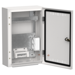 TITAN 5 Корпус мультимедиа ЩРн-24 (1х24) 460х310х140мм IP30 белый IEK