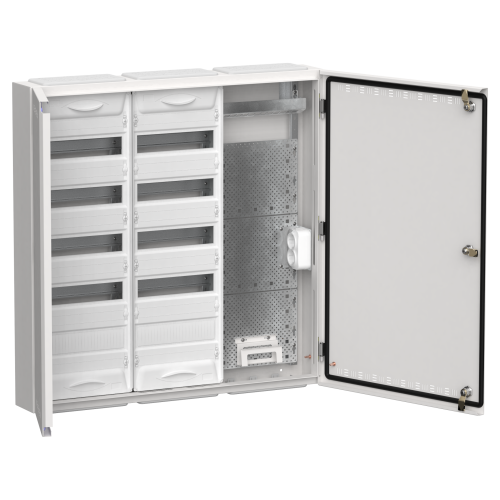 TITAN 5 Корпус комбинированный ЩРн-120 (3х60) 835х830х140мм IP30 белый IEK