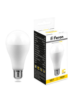 Лампа светодиодная Feron LB-130 Шар E27 30W 175-265V 2700K